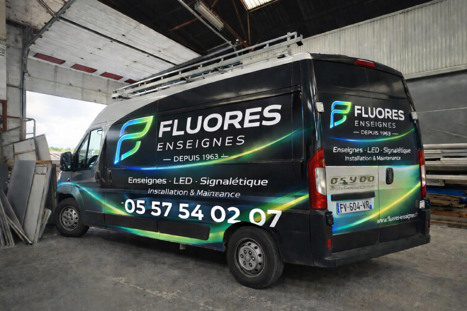 Marquage véhicule Fluores